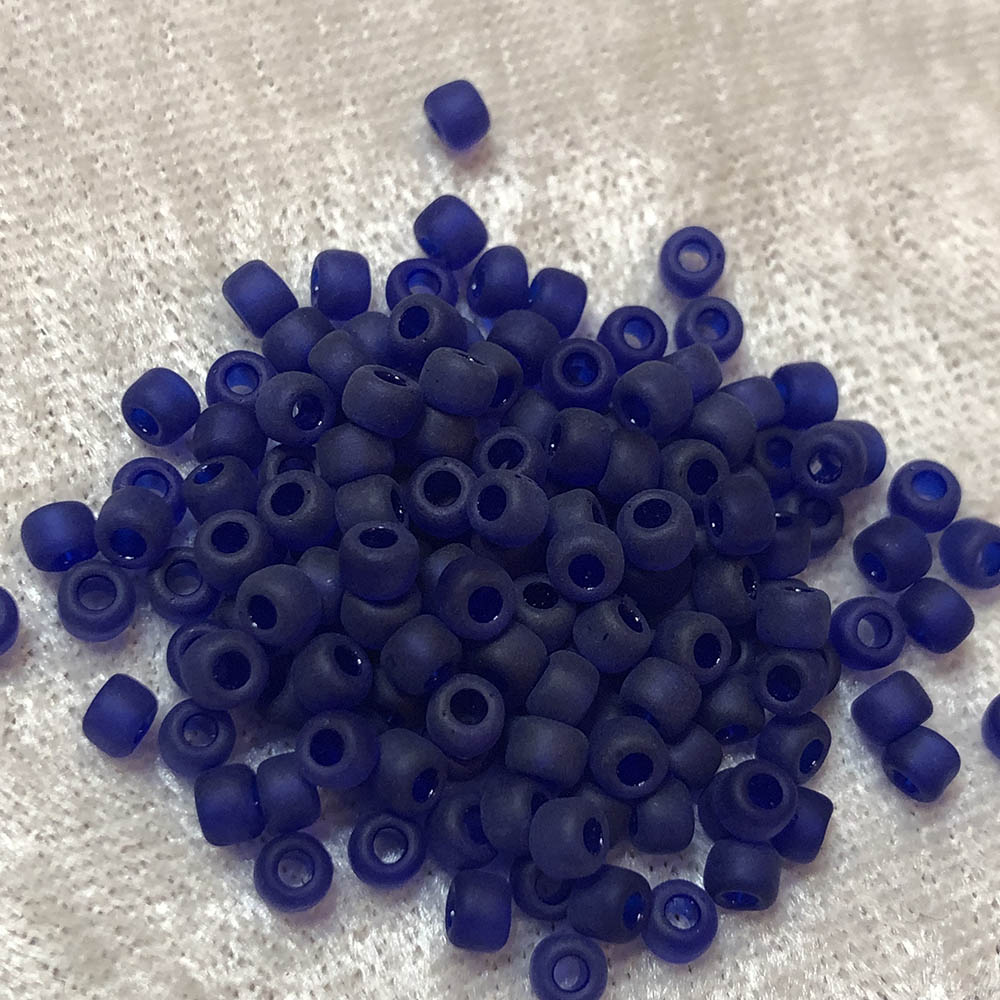 6/0 Frosted Cobalt F151 Japanese Seed Beads