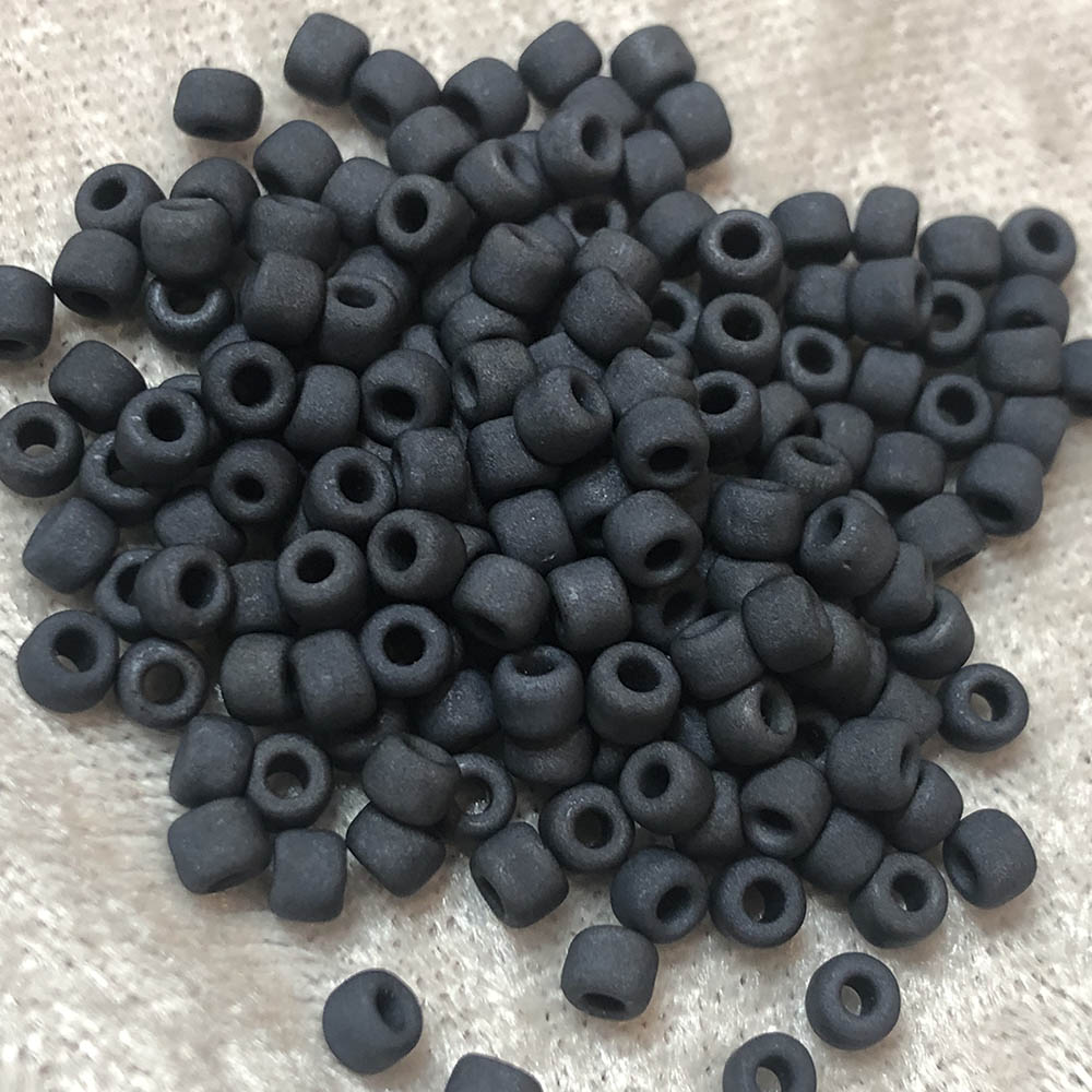 6/0 Matte Charcoal F451 Japanese Seed Beads