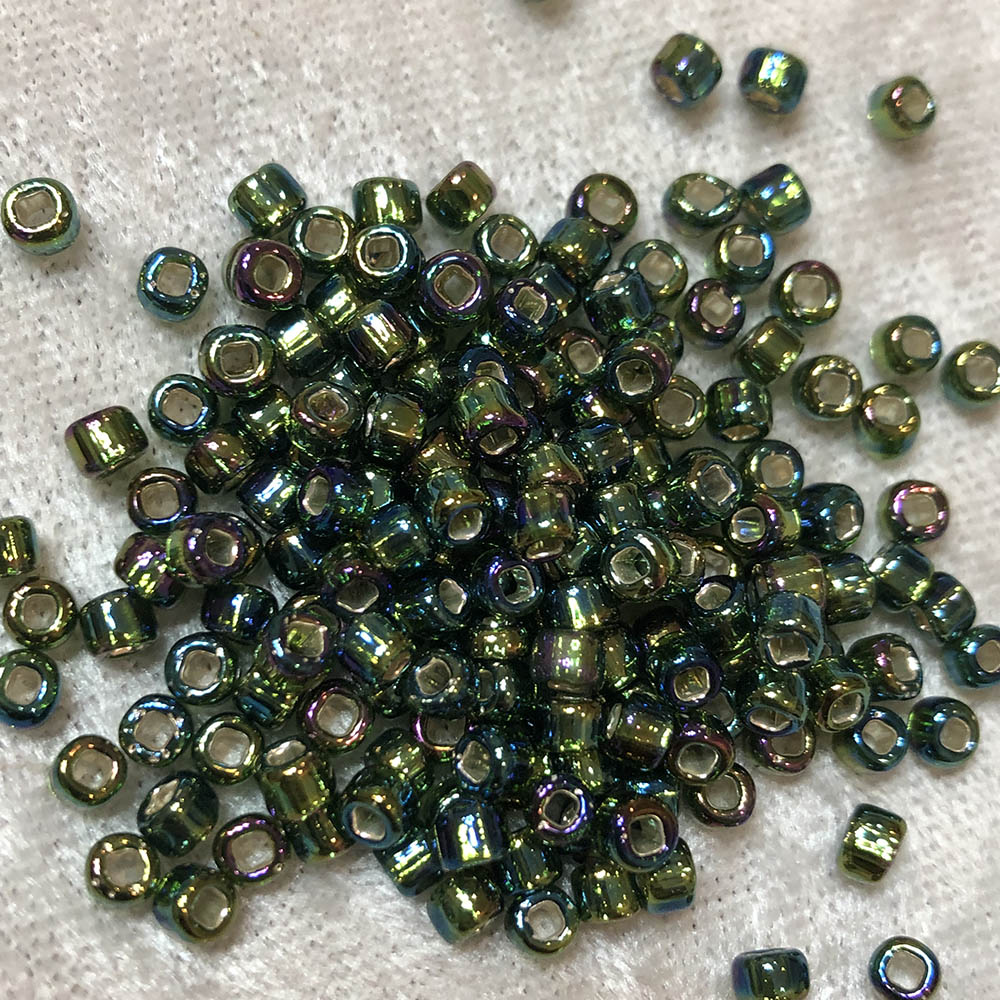 6/0 Transparent Silver Lined Sage Iris F650 Japanese Seed Beads