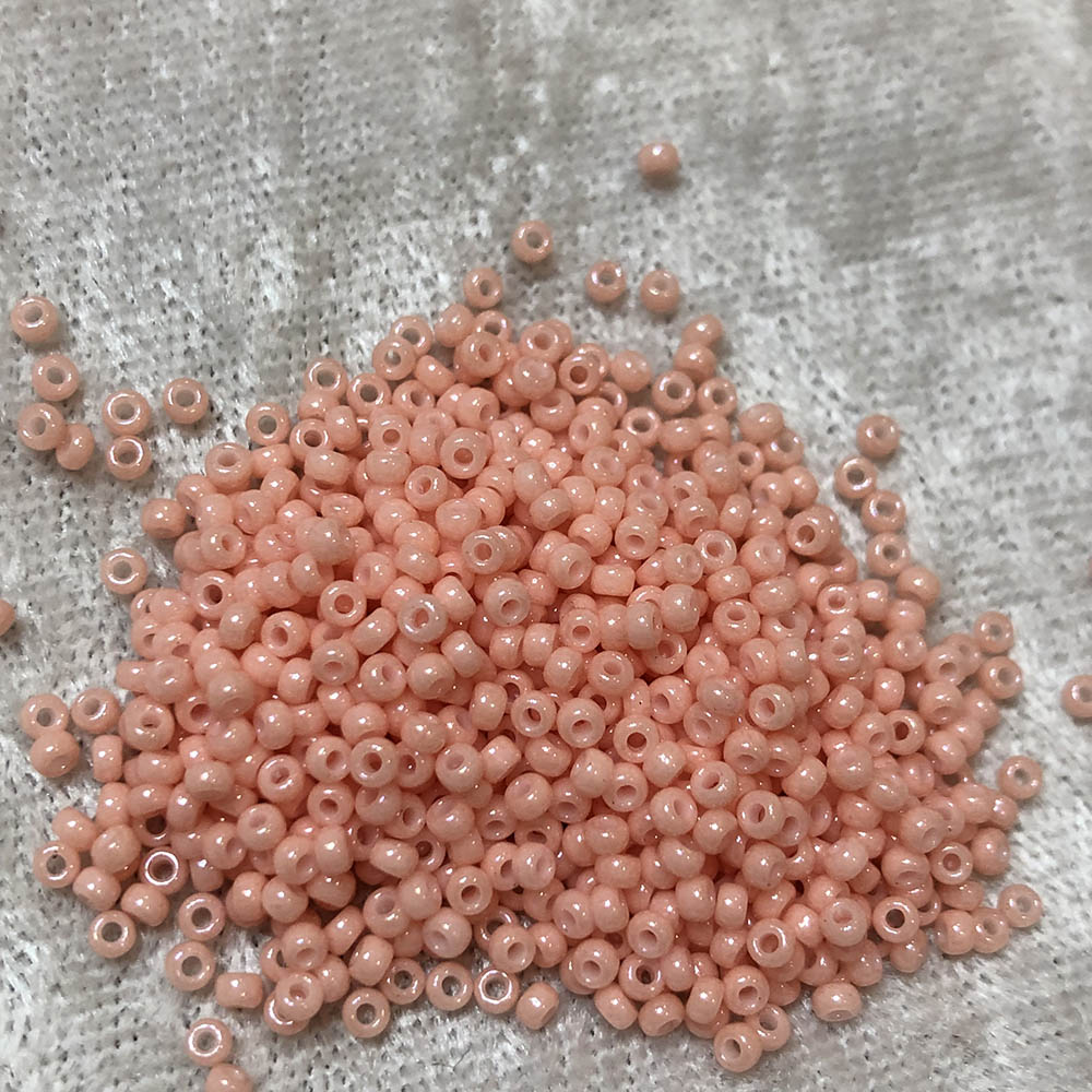 11/0 Opaque Dusty Peach 403A Japanese Seed Beads