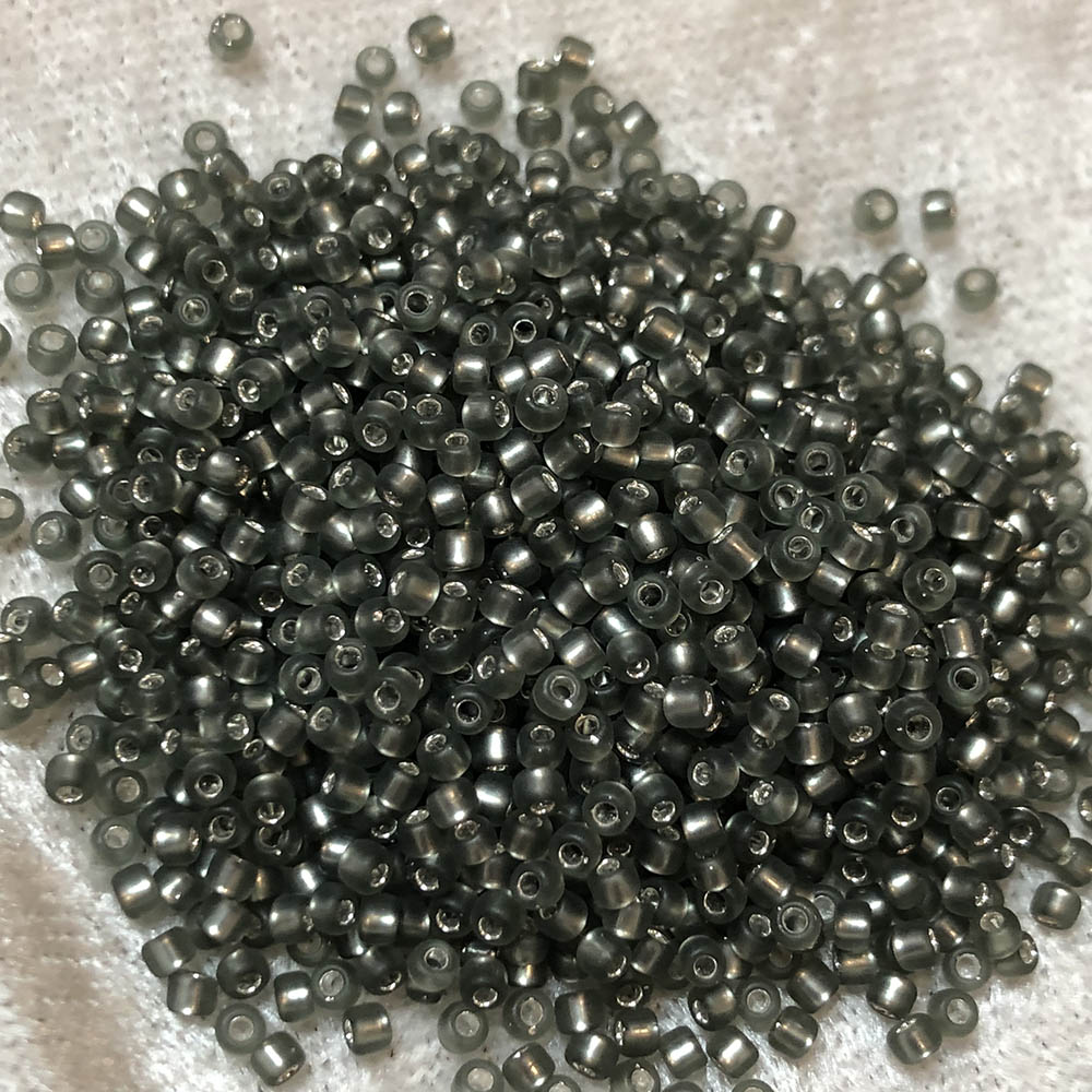 11/0 Silver Lined Black Diamond F21 Japanese Seed Beads