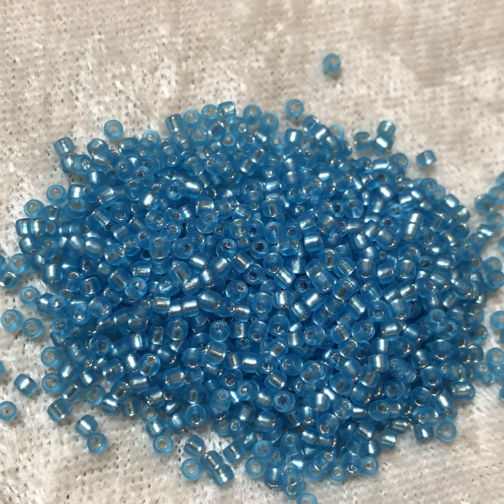 11/0 Silver Lined Ocean Blue F18 Japanese Seed Beads