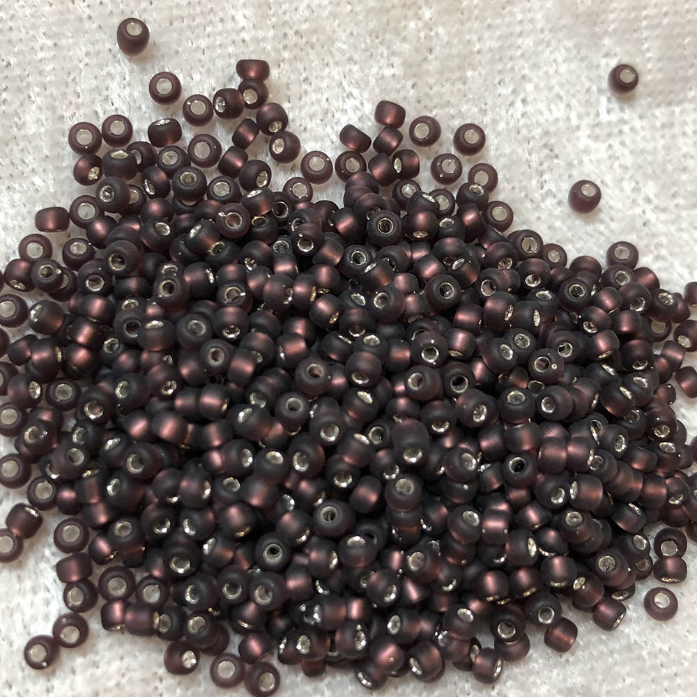 11/0 Frosted Silverlined Amethyst F13 Japanese Seed Beads