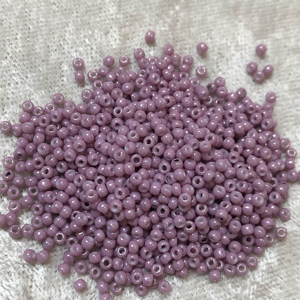 11/0 Opaque Mauve Luster 410A Japanese Seed Beads