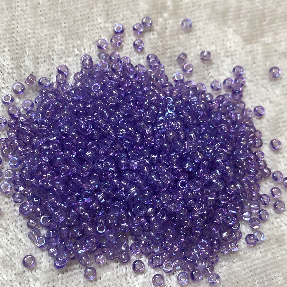 11/0 Transparent Purple AB 295 Japanese Seed Beads