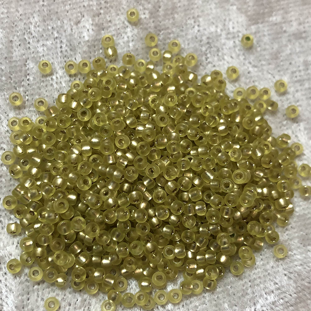 11/0 Transparent Silver Lined Canary Yellow F23F Japanese Seed Beads