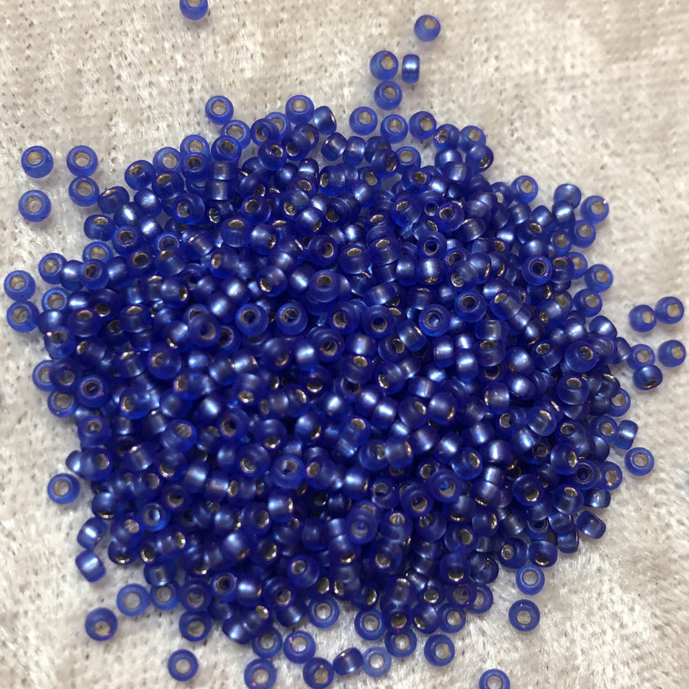 11/0 Transparent Silver Lined Robins Egg Blue F30 Japanese Seed Beads 