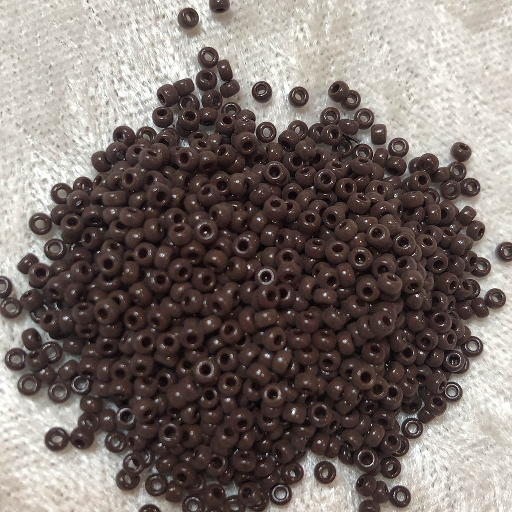 11/0 Opaque Chocolate 409 Japanese Seed Beads