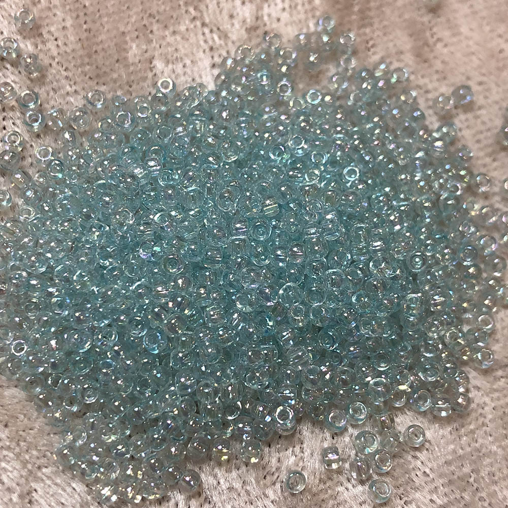 11/0 Transparent Aqua AB 268 Japanese Seed Beads