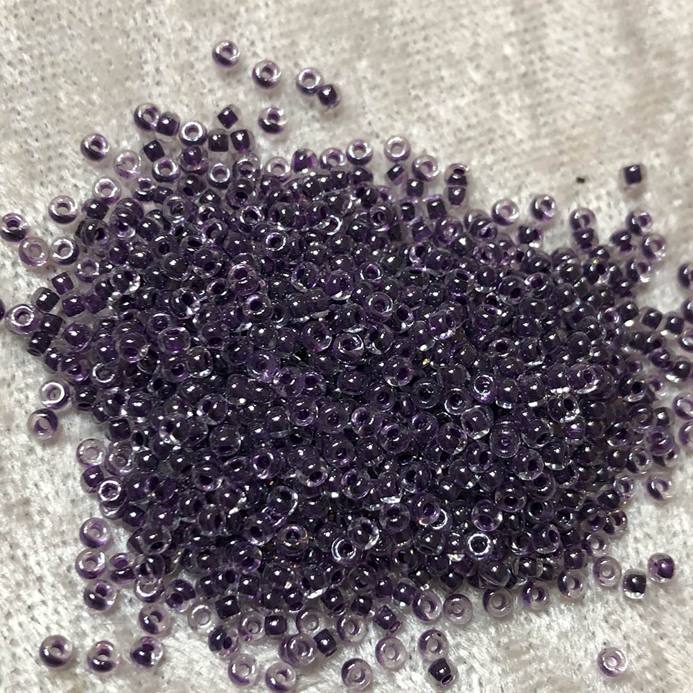 11/0 Grape Lined Crystal 223 Japanese Seed Beads