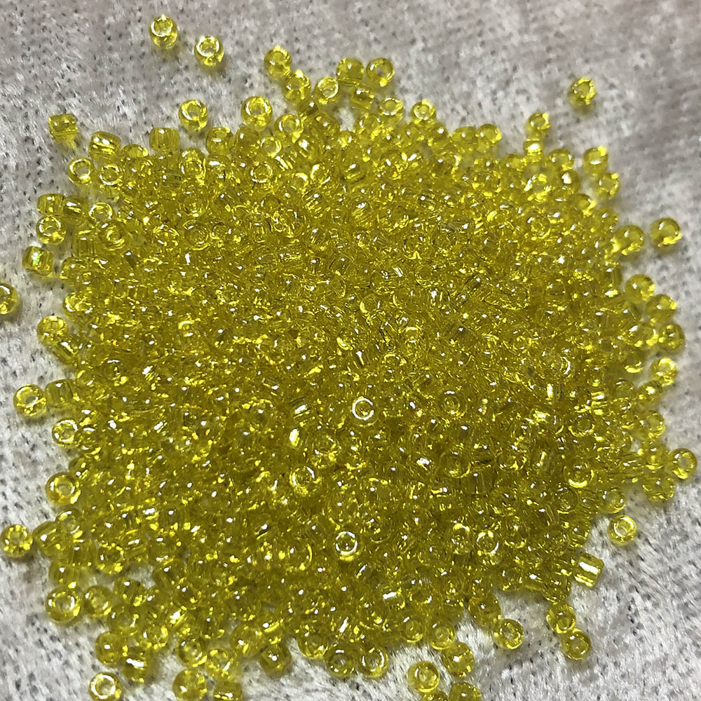 11/0 Transparent Lemon 163 Japanese Seed Beads