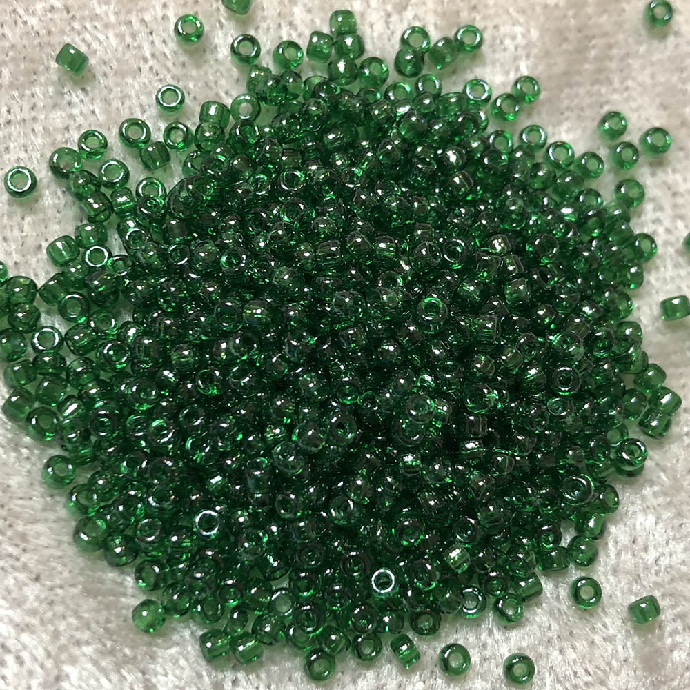 11/0 Transparent Emerald Luster 173 Japanese Seed Beads