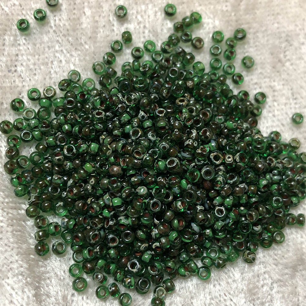 11/0 Transparent Green Picasso 4507 Japanese Seed Beads