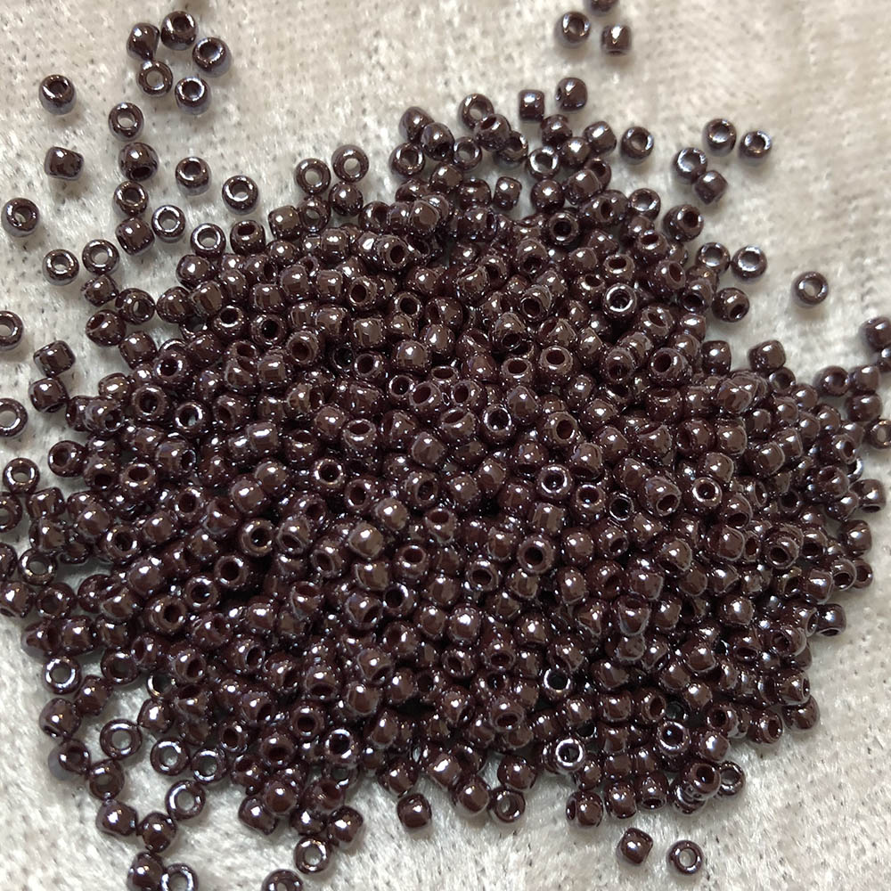 11/0 Dark Metallic Cranberry 432B Japanese Seed Beads