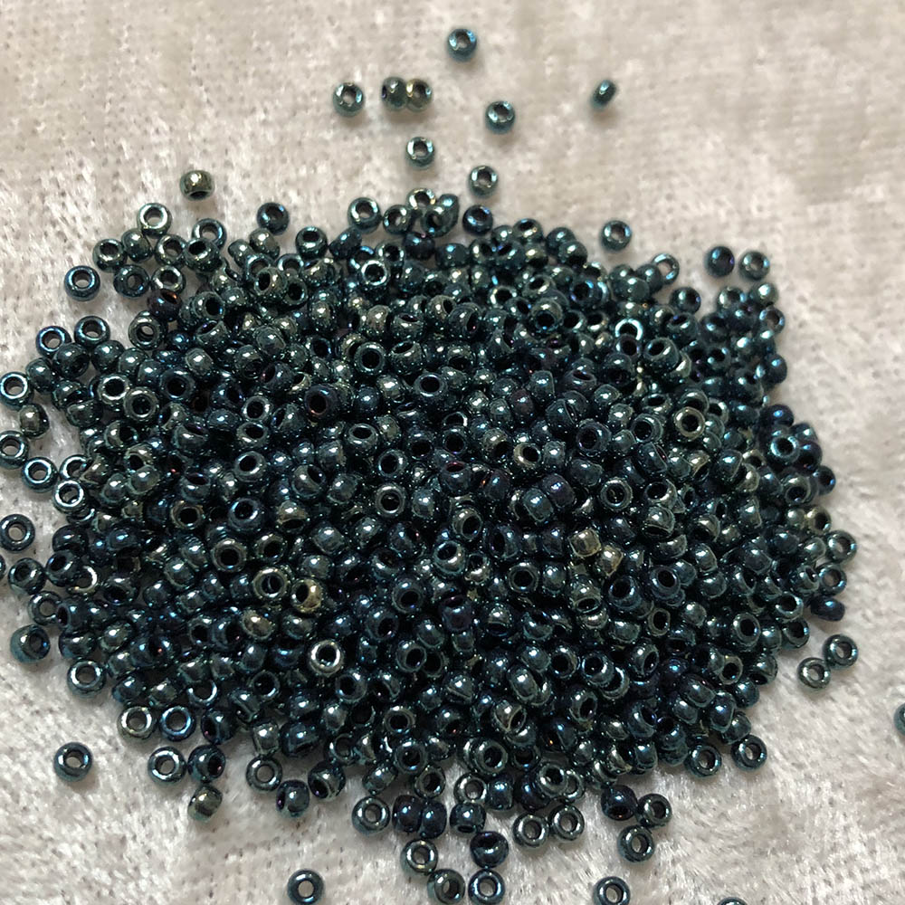 11/0 Blue Gummie Bear  AB 460S Japanese Seed Beads