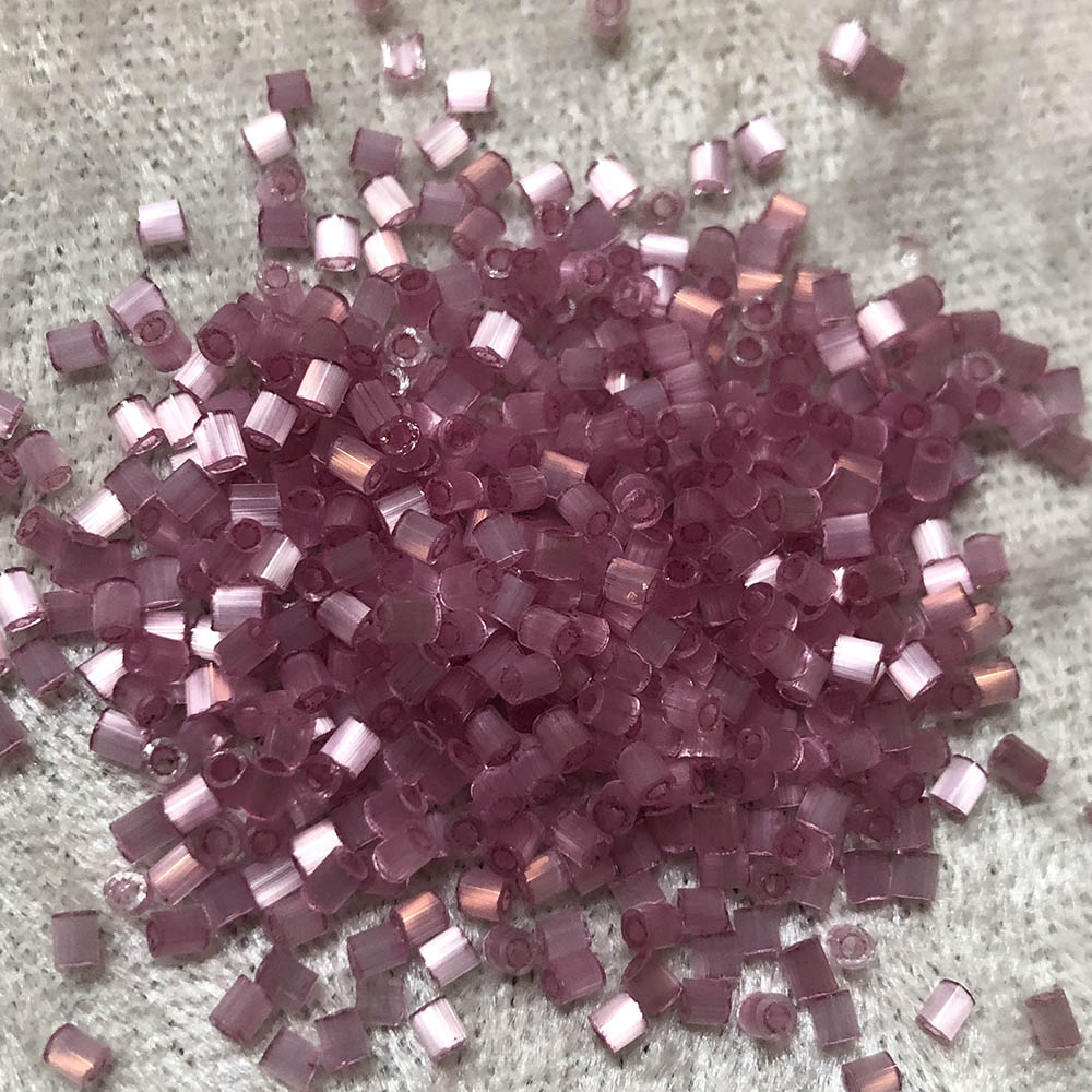 11/0 Dusty Rose Satin 815 Cut Off Cylinder Japanese Seed Beads