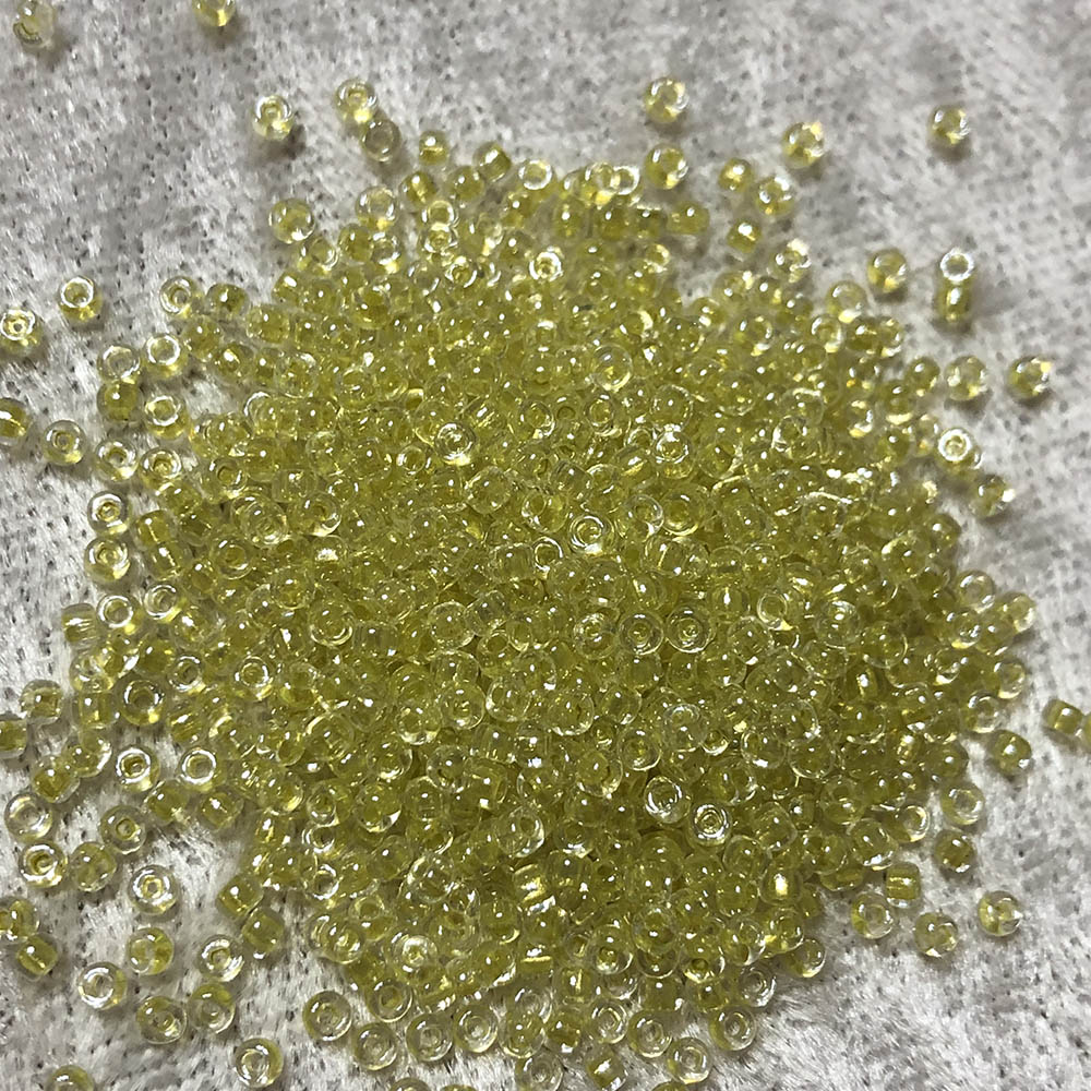 11/0 Canary Lined Crystal 713 Japanese Seed Beads