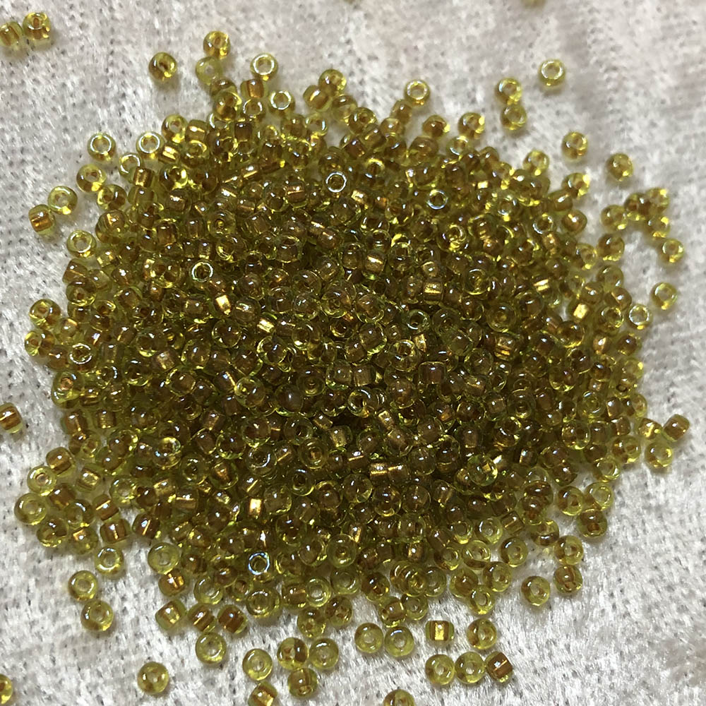 11/0 Silver Lined Peridot AB 726 Japanese Seed Beads