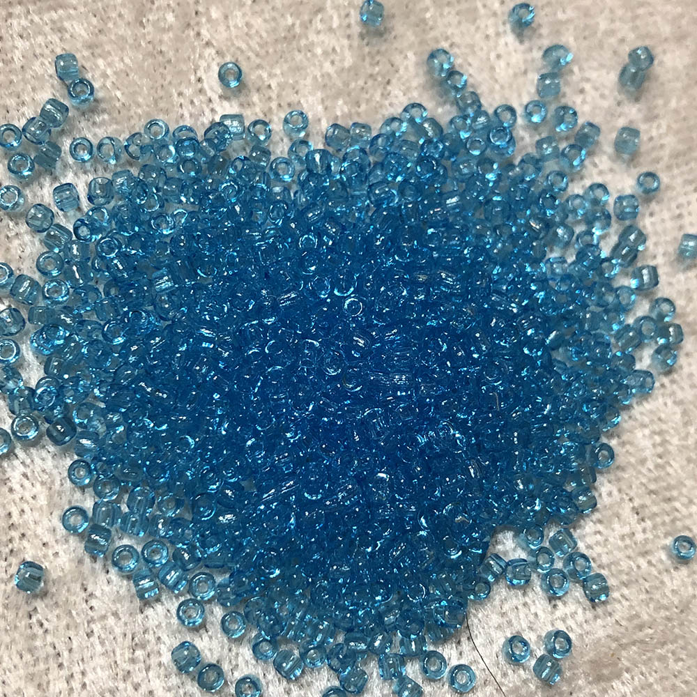 11/0 Transparent Aqua 148 Japanese Seed Beads