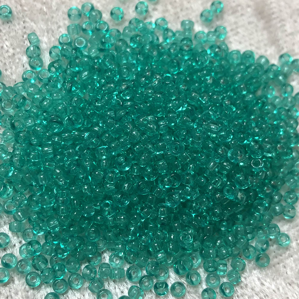 11/0 Transparent Green Aqua 147C Japanese Seed Beads