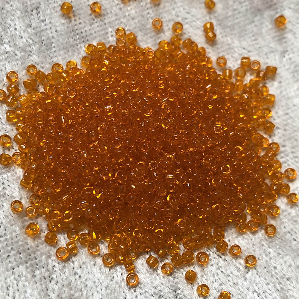 11/0 Transparent Tangerine 139 Japanese Seed Beads