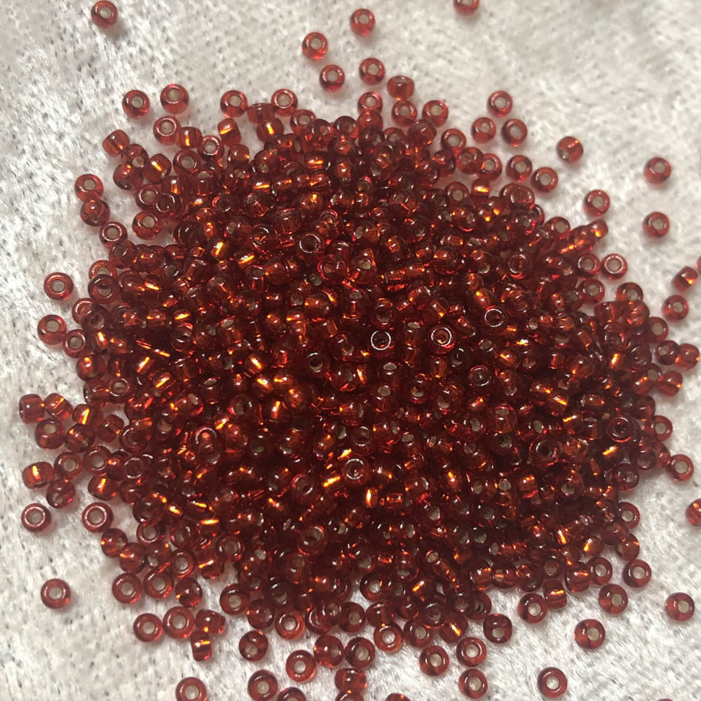 11/0 Rusty Red Silver Lined 42 Japanese Seed Beads