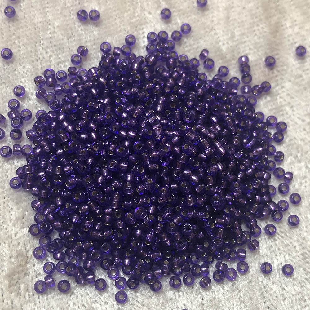 11/0 Silver Lined Extra Dark Purple 29 Japanese Seed Beads