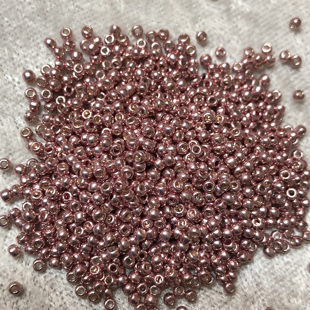 11/0 Galvanized Light Pink 475 Japanese Seed Beads