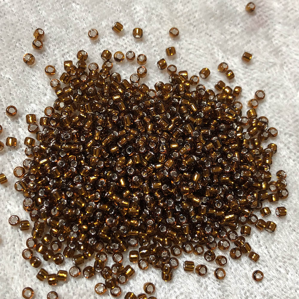 11/0 Silver Lined Root Beer 5D Japanese Seed Beads