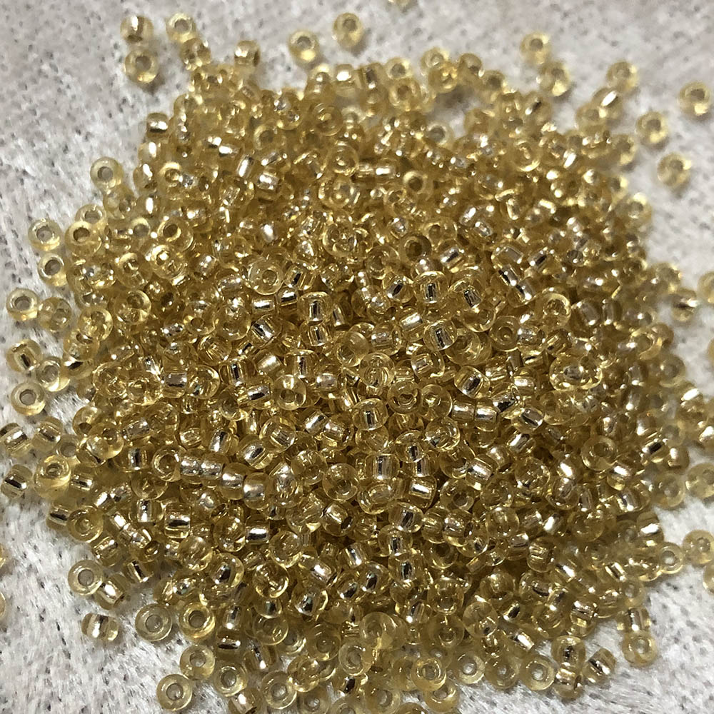 11/0 Silver Lined Light Gold 2 Japanese Seed Beads