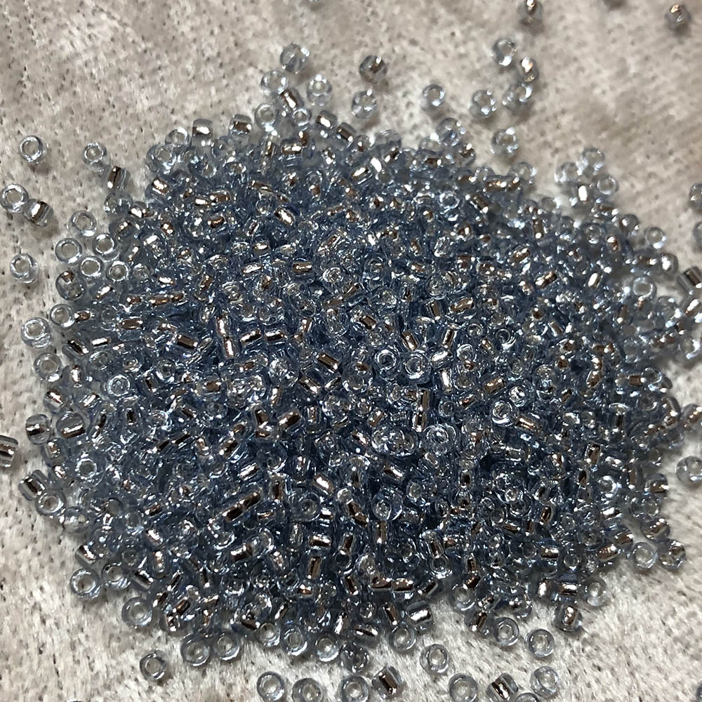 11/0 Silverlined Rose Light Sapphire 19C Japanese Seed Beads