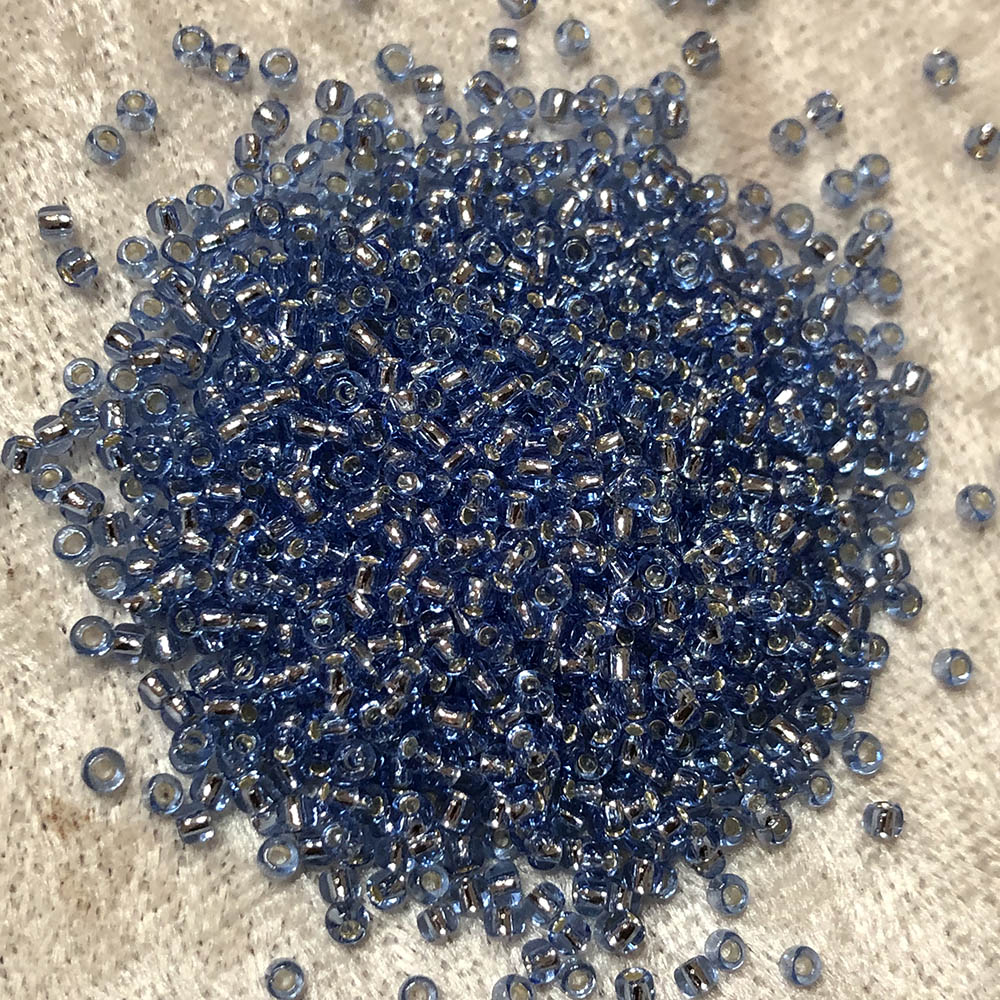 11/0 Silver Lined Cornflower 19B Japanese Seed Beads