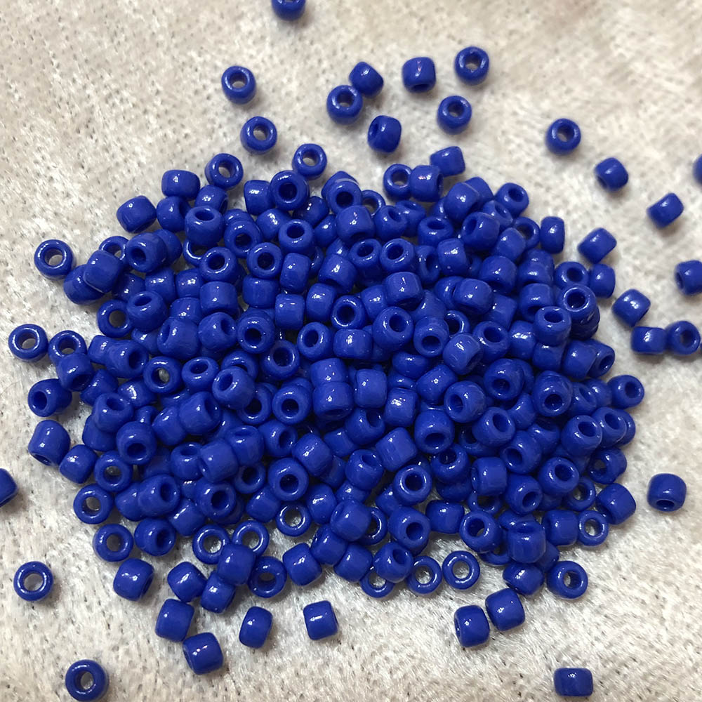 8/0 Opaque Blue 417 Japanese Seed Beads 