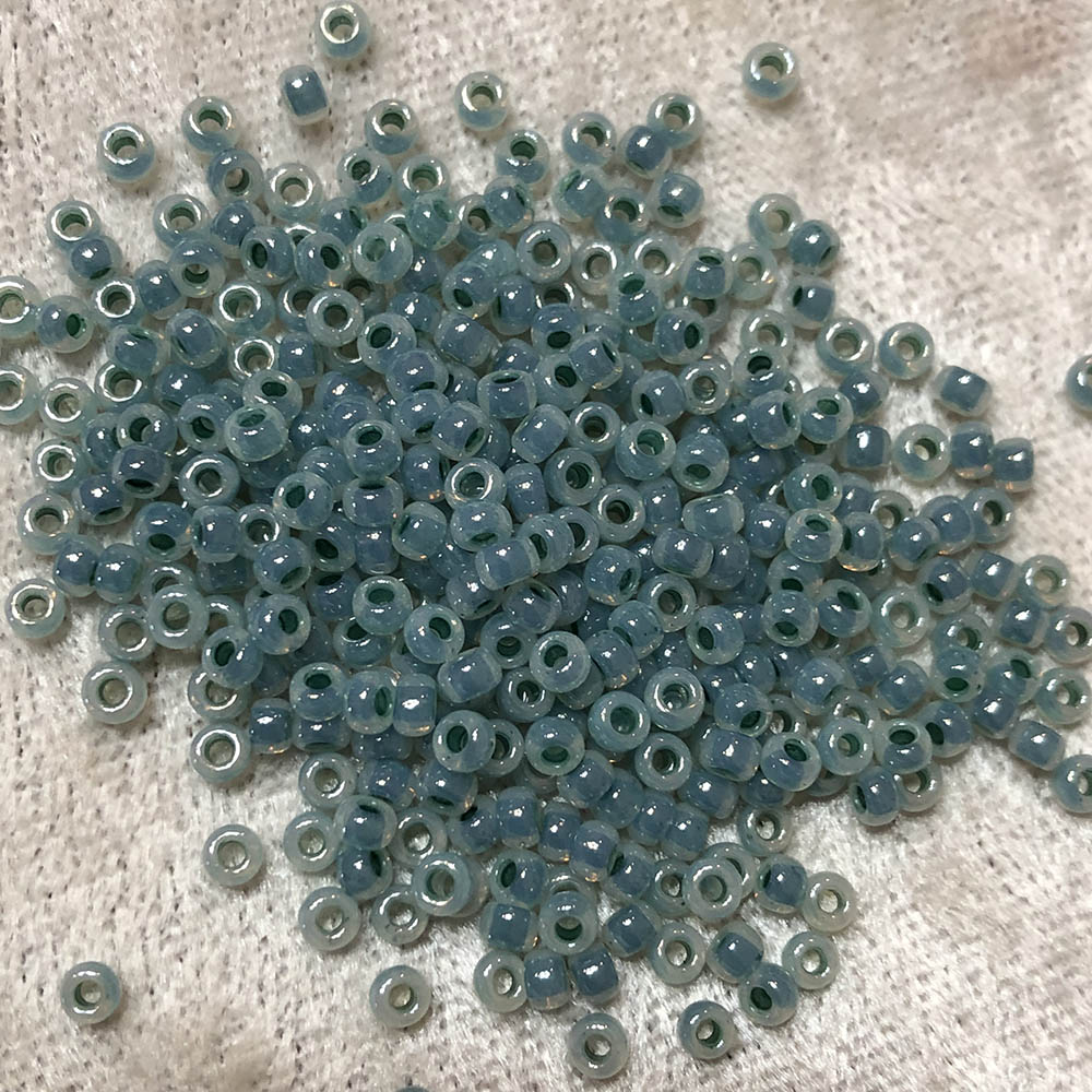 8/0 Alpine Green Ceylon 521 Japanese Seed Beads