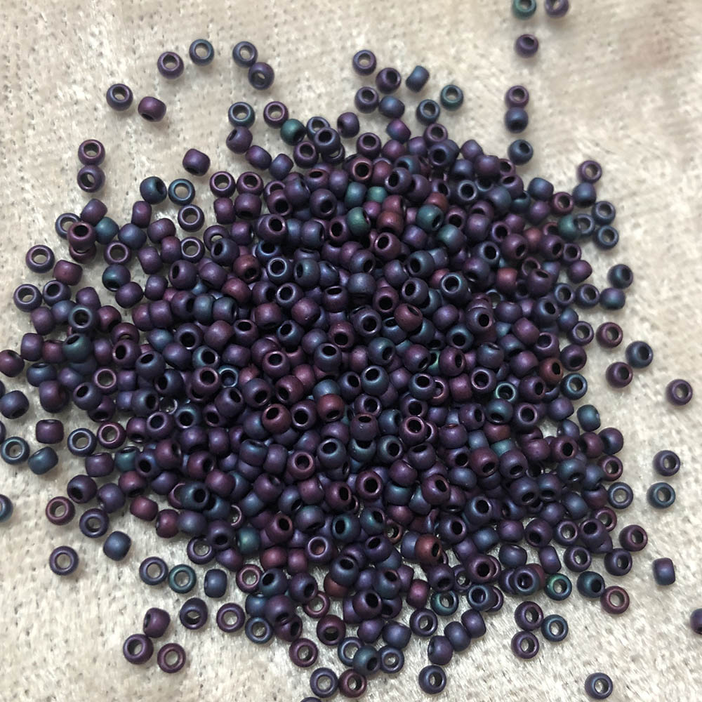 11/0 Blue Iris Matte F463A Japanese Seed Beads