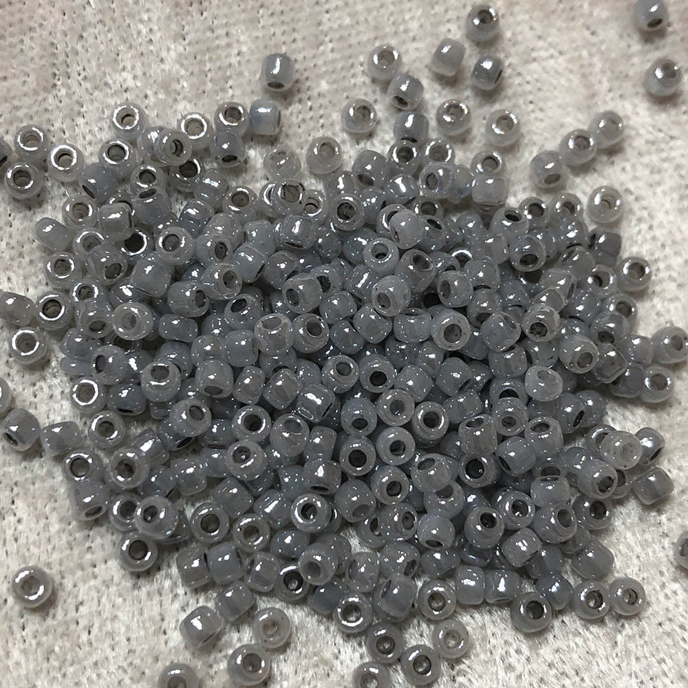 8/0 Ceylon Silver Gray 526 Japanese Seed Beads