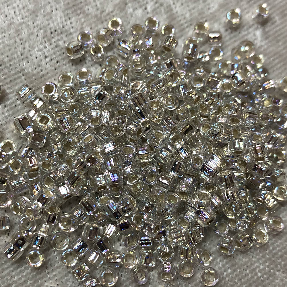 8/0 Silver Lined Crystal AB 635 Japanese Seed Beads