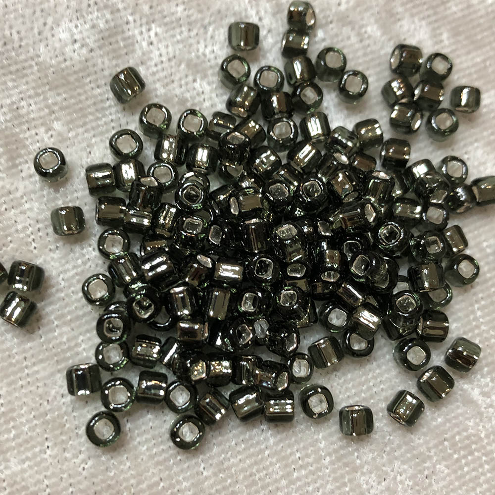 6/0 Silver Lined Grey 21 Japanese Seed Beads