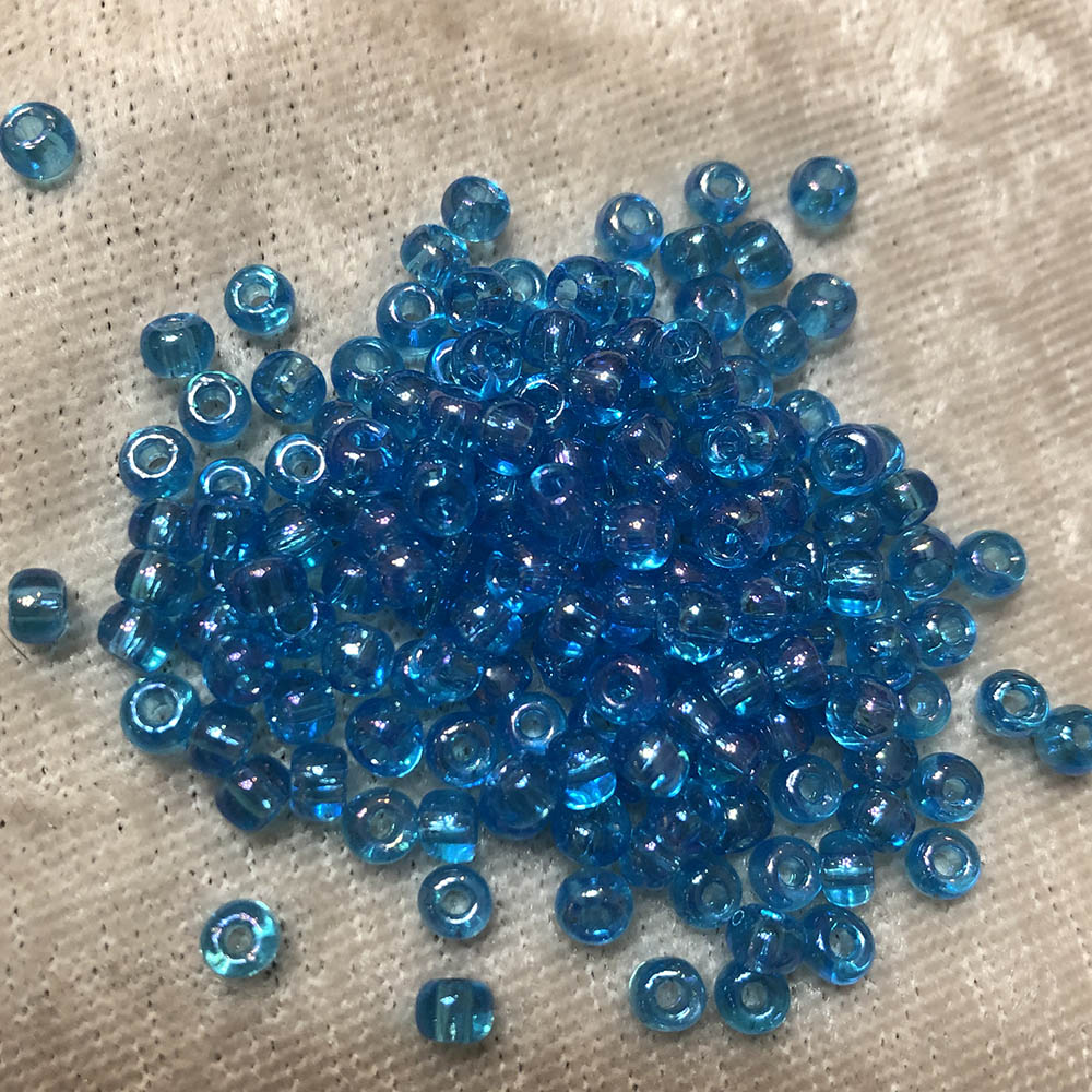 6/0 Transparent Aqua AB 260 Japanese Seed Beads