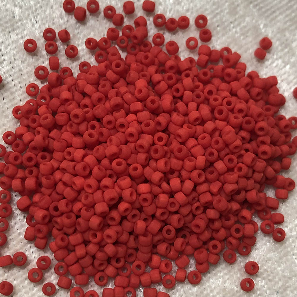 11/0 Matte Red F408 Japanese Seed Beads