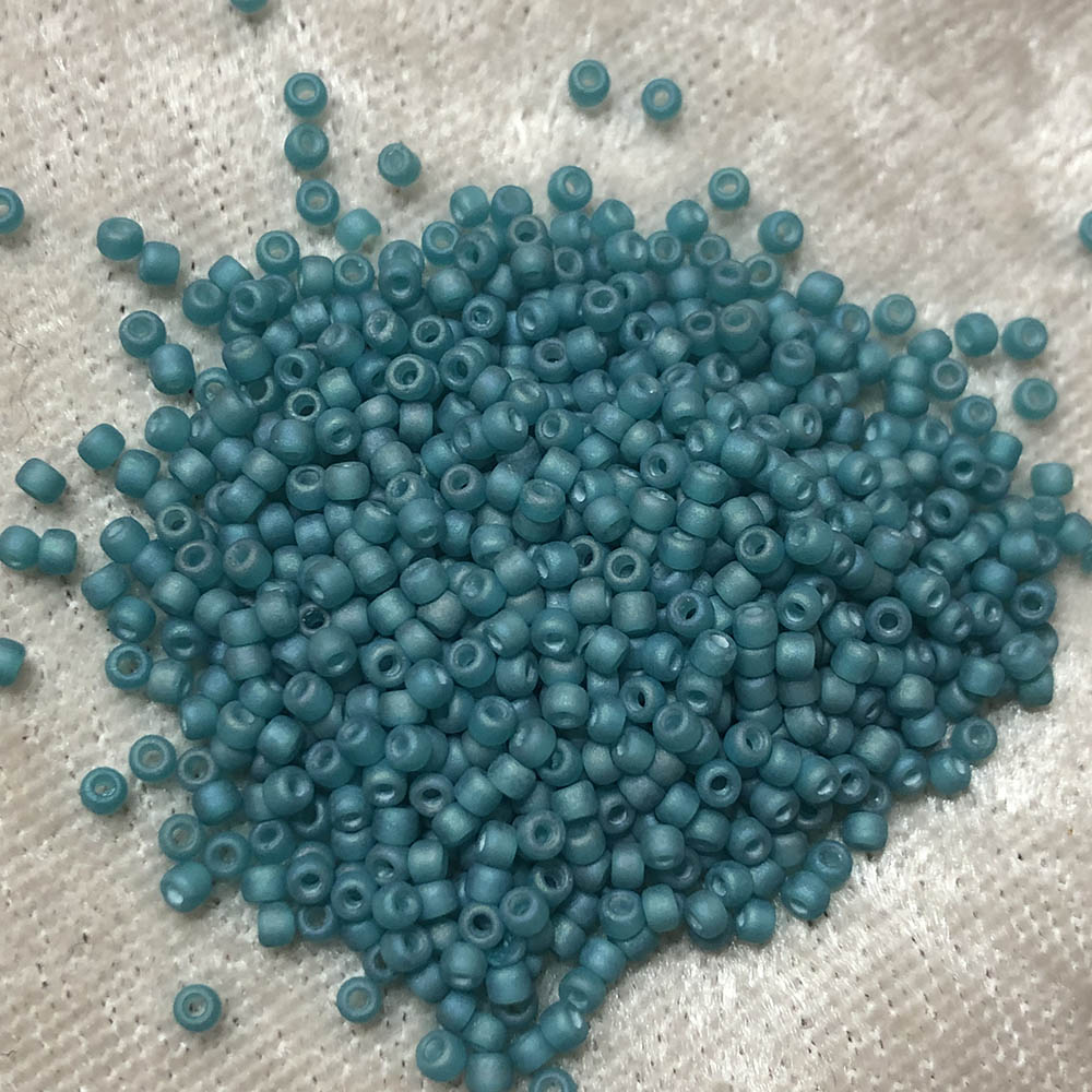 11/0 Matte Deep Aqua Turquoise F331 Japanese Seed Beads