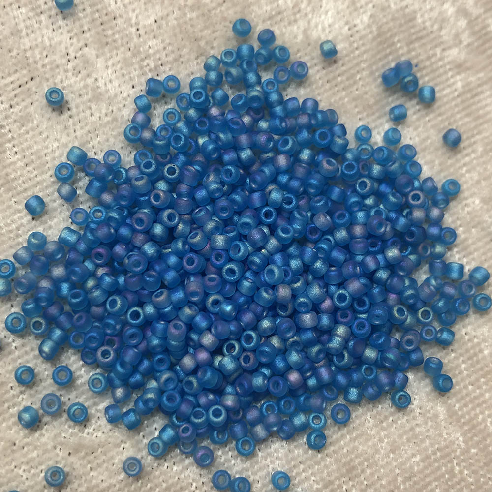 11/0 Capri Matte AB F261A Japanese Seed Beads