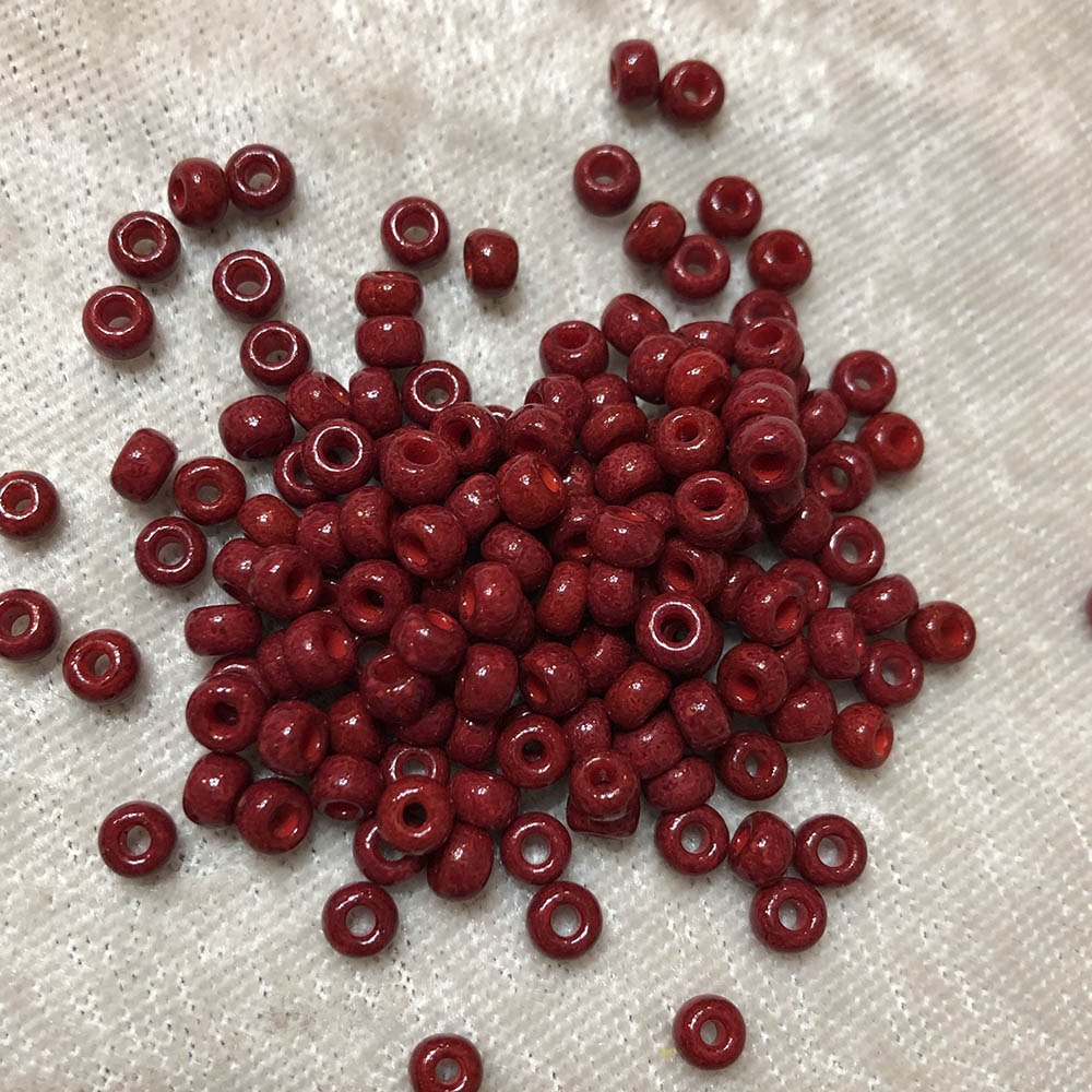 6/0 Mahogany Red 407A Japanese Seed Beads