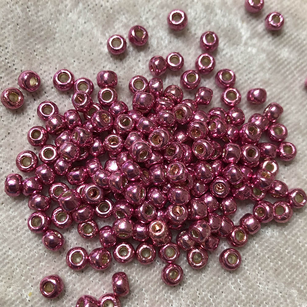 6/0 Permanent Metallic Pink P476 Japanese Seed Beads