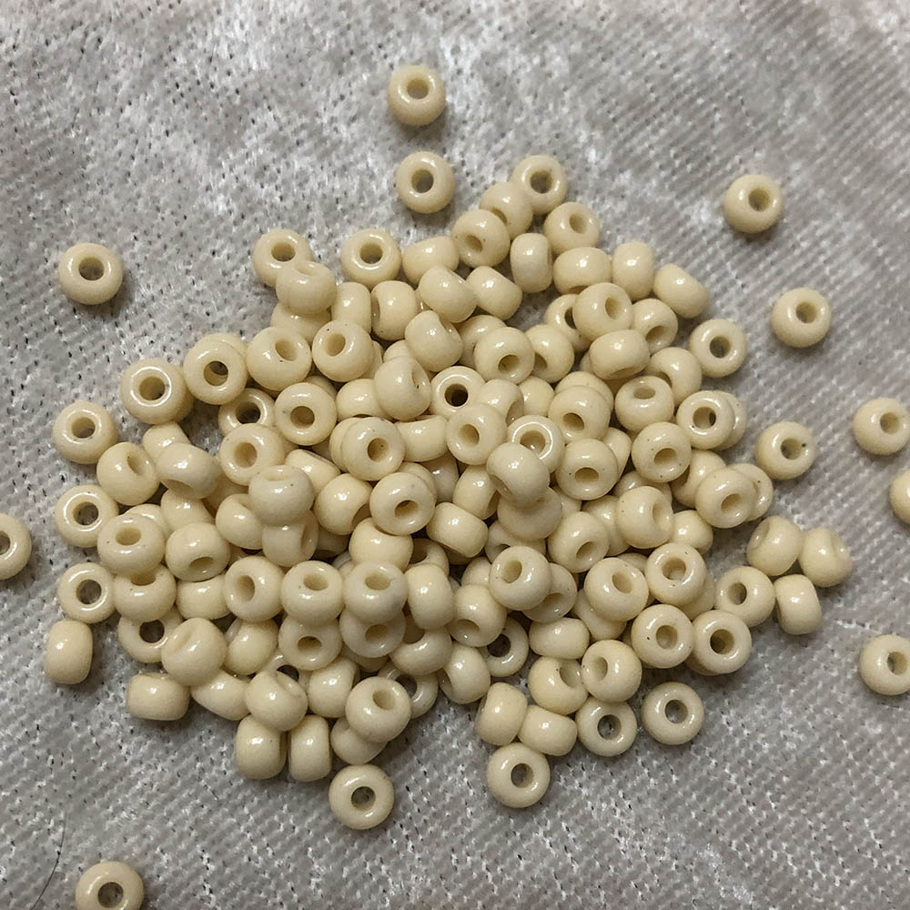 6/0 Opaque Ivory White 403 Japanese Seed Beads