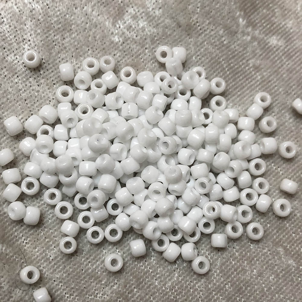 6/0 Opaque White 402 Japanese Seed Beads