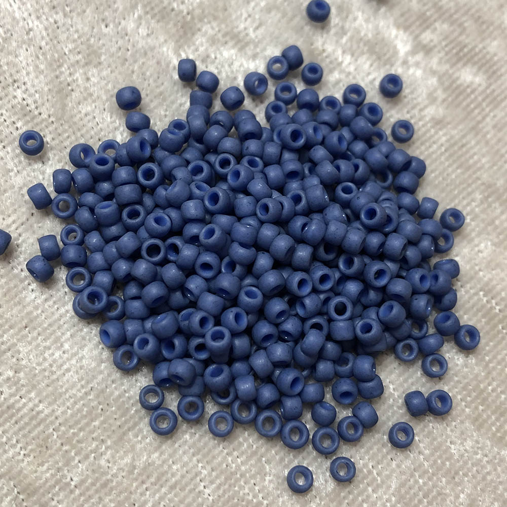 8/0 Semi Glazed Soft Blue 2606F Japanese Seed Beads