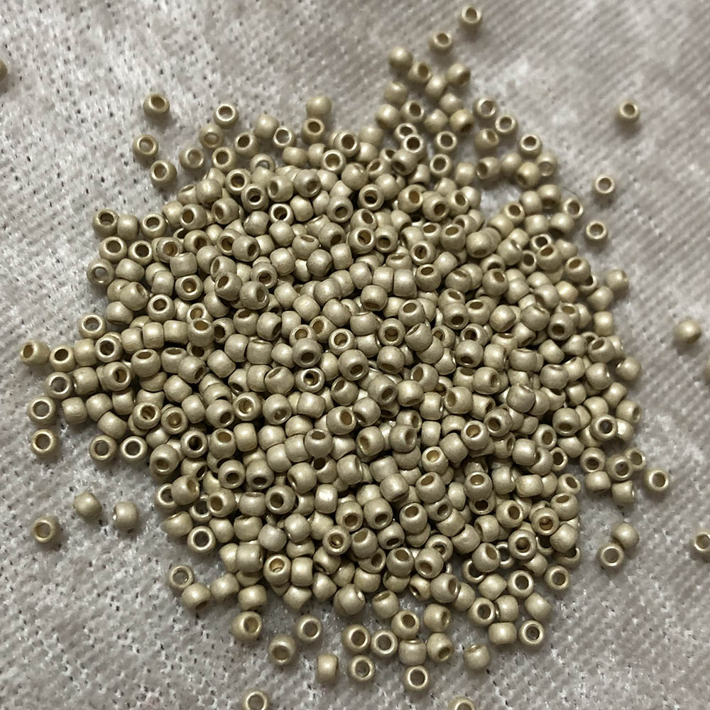 11/0 Frosted Permanent Metallic Silver PF470 Japanese Seed Beads