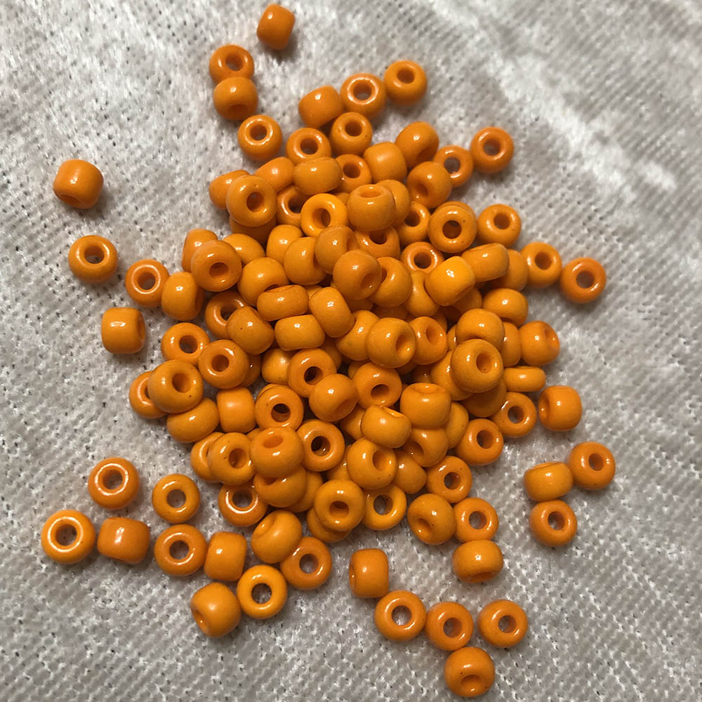 6/0 Opaque Tangerine 405 Japanese Seed Beads