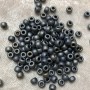 6/0 Frosted Gunmetal Irish F462O Japanese Seed Beads